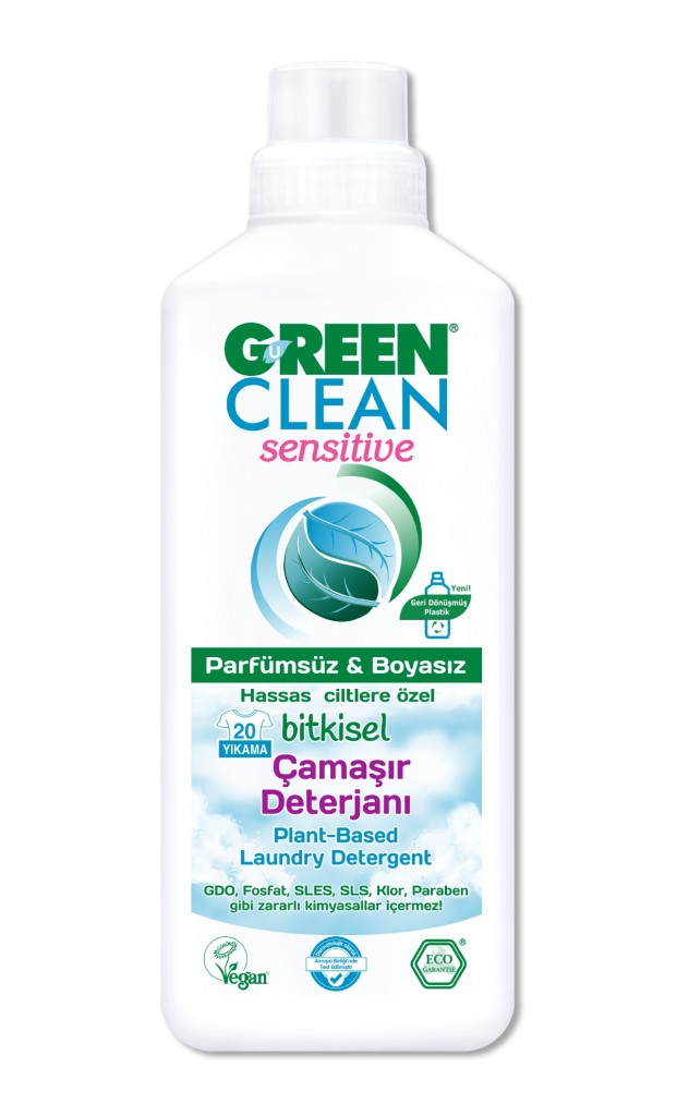 Sensitive Parfümsüz Bitkisel Çamaşır Deterjanı 1000 ml