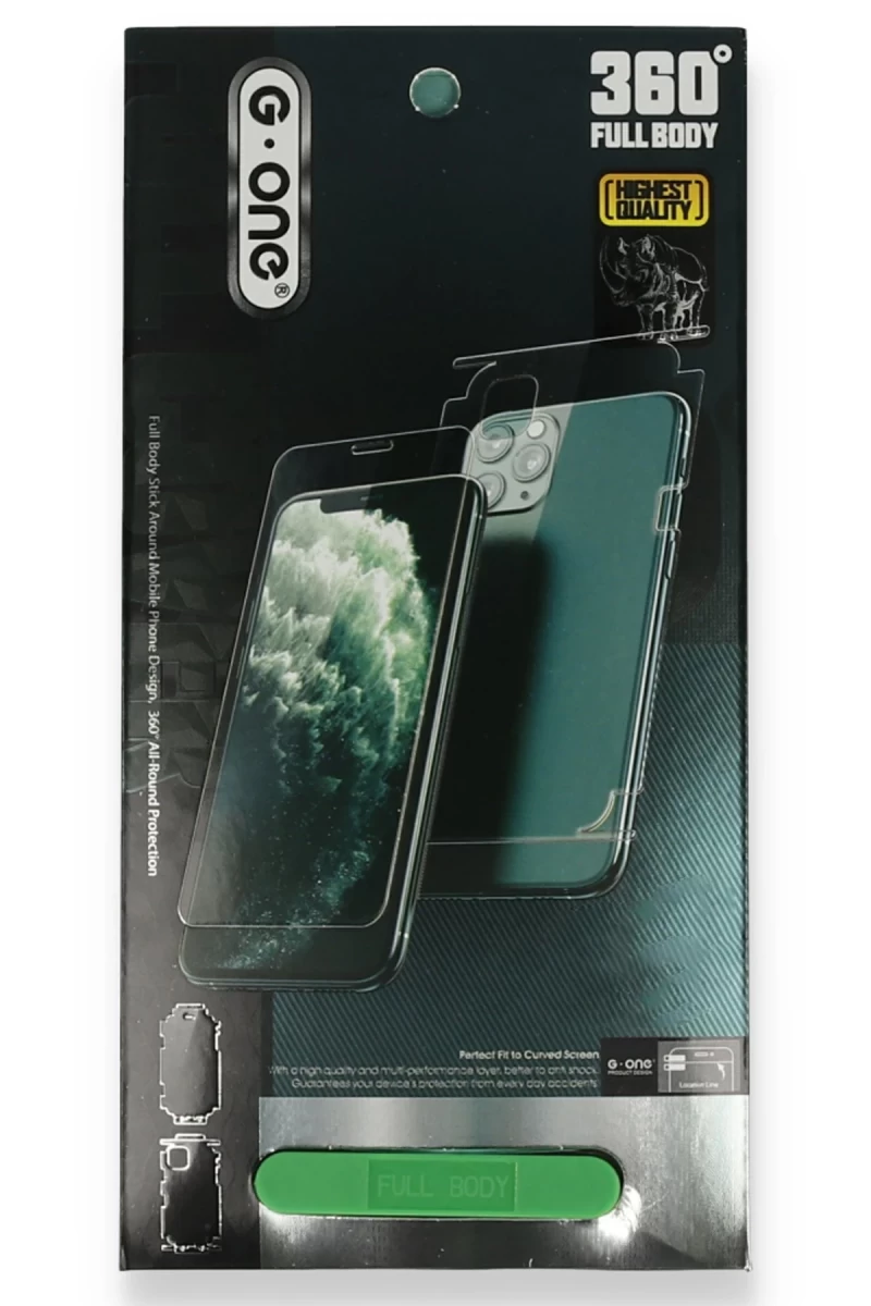Apple iPhone 12 Pro Max 360 Mat Full Body Arka Koruyucu