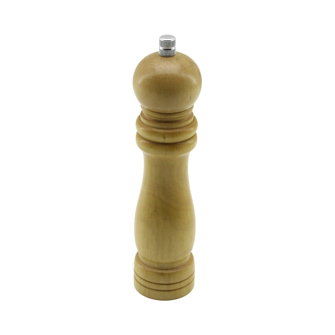 Ahşap Baharat Öğütücü 4.5 cm Çap 19 cm Uzunluk