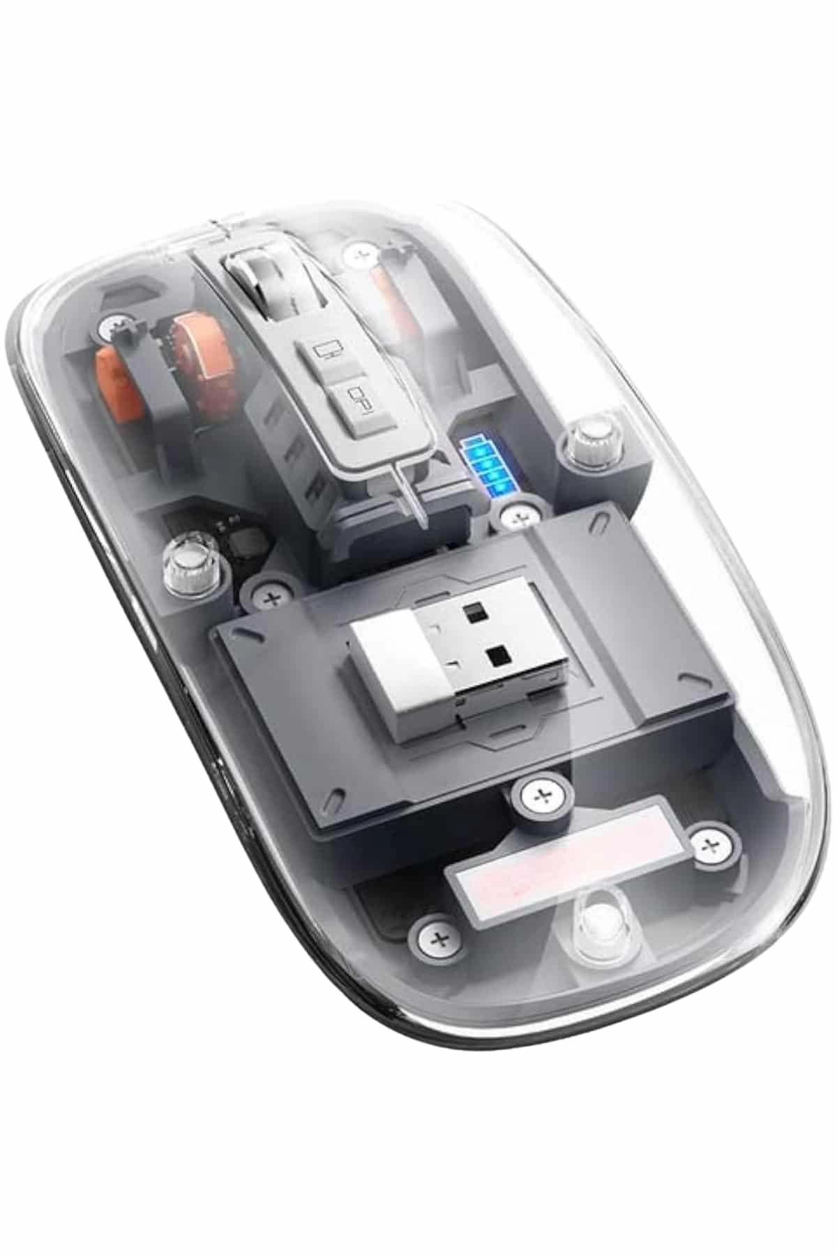 Şarjlı Kablosuz Bluetooth Mouse 2.4GHz Çift Modlu