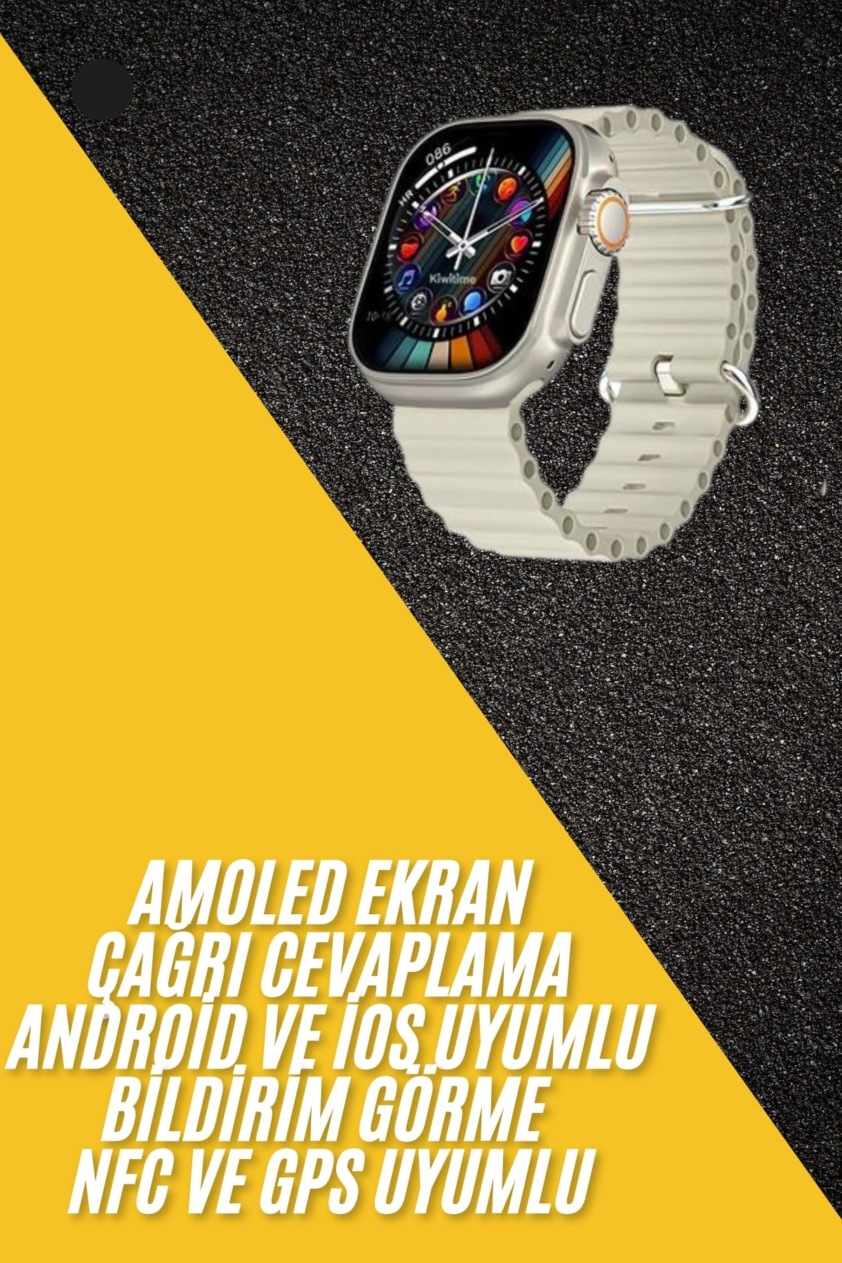 Yeni Nesil Akıllı Saat Android ve İOS Uyumlu Nabız Ölçer