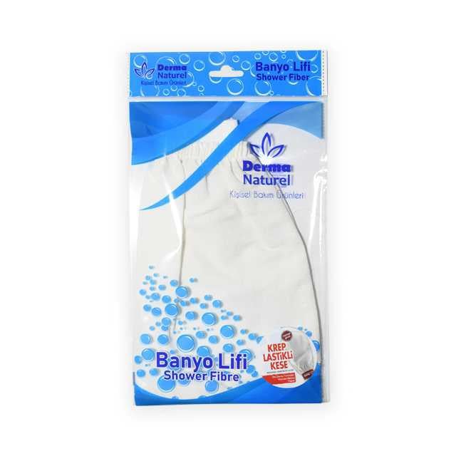 Naturel Ms-20 Krep Lastikli Banyo Kesesi 1 Adet