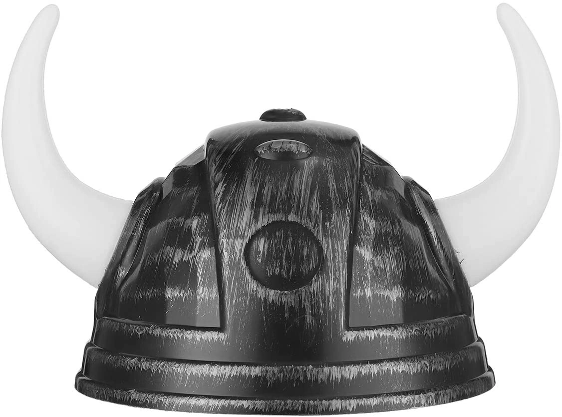 Eğlenceli Viking Başlığı Gümüş Renk 1 Adet