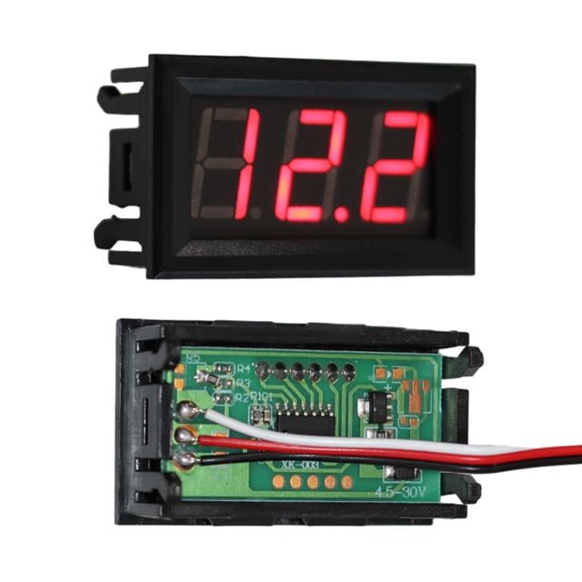 PM-23276 DC 4.5-100V Dijital Panel Voltmetre 0.56’’ Kırmızı LED Ekranlı Voltaj Göstergesi
