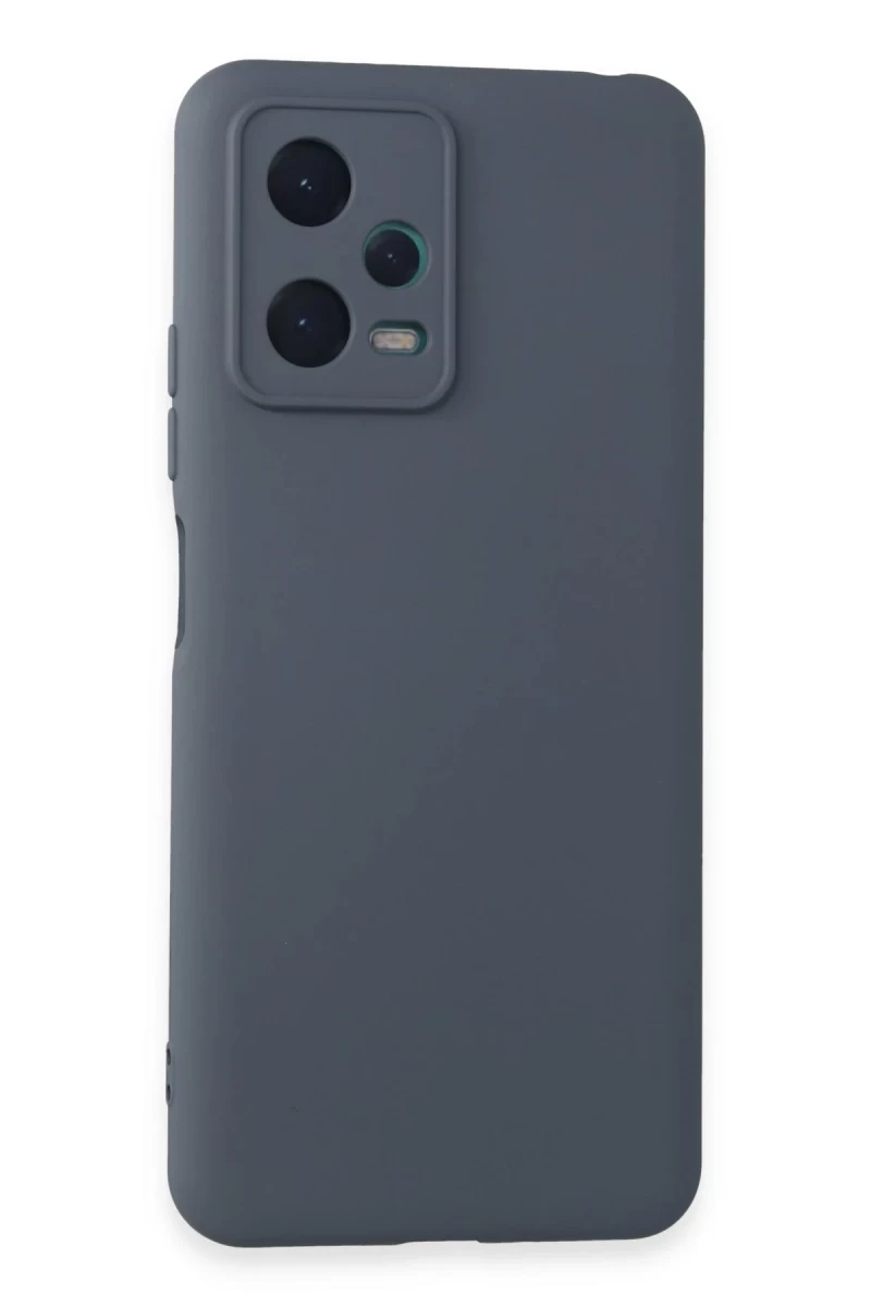 Xiaomi Redmi Note 12 5G Uyumlu Kılıf Nano içi Kadife Silikon - Gri