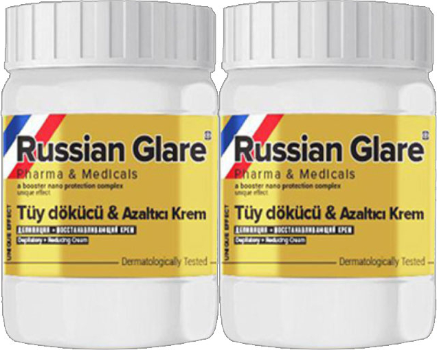 Glegnd Russ Glare Tüylere Krem DOROS927000315 Nano 2 Adet x 50 ml Russ Merhemi