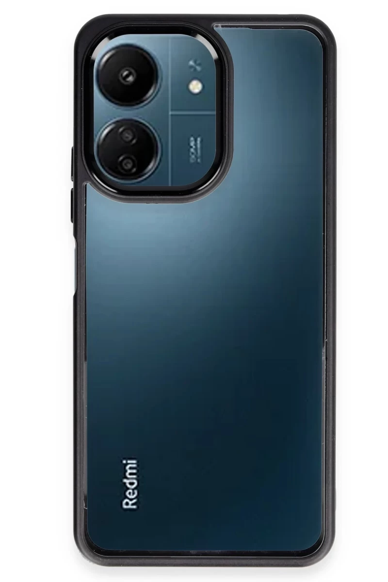 Xiaomi Redmi 13C Uyumlu Kılıf Power Silikon - Siyah