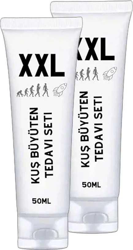 Süper Kuş Büüyütücü 2 Adet Xxlcream Men Enlrgr 50 ml Erkeklere Özel Krem