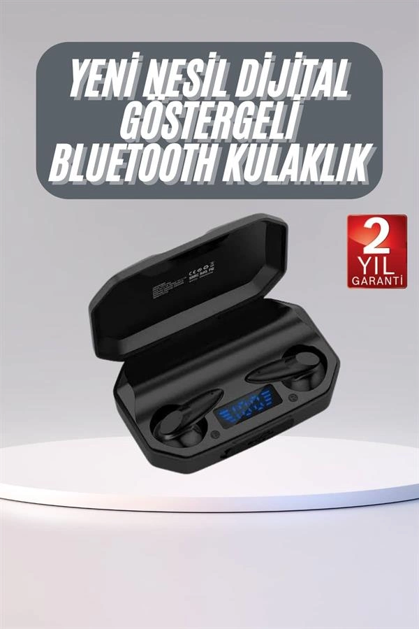 Kablosuz Profesyonel Oyuncu Kulaklığı 15 Metre Bluetooth Siyah