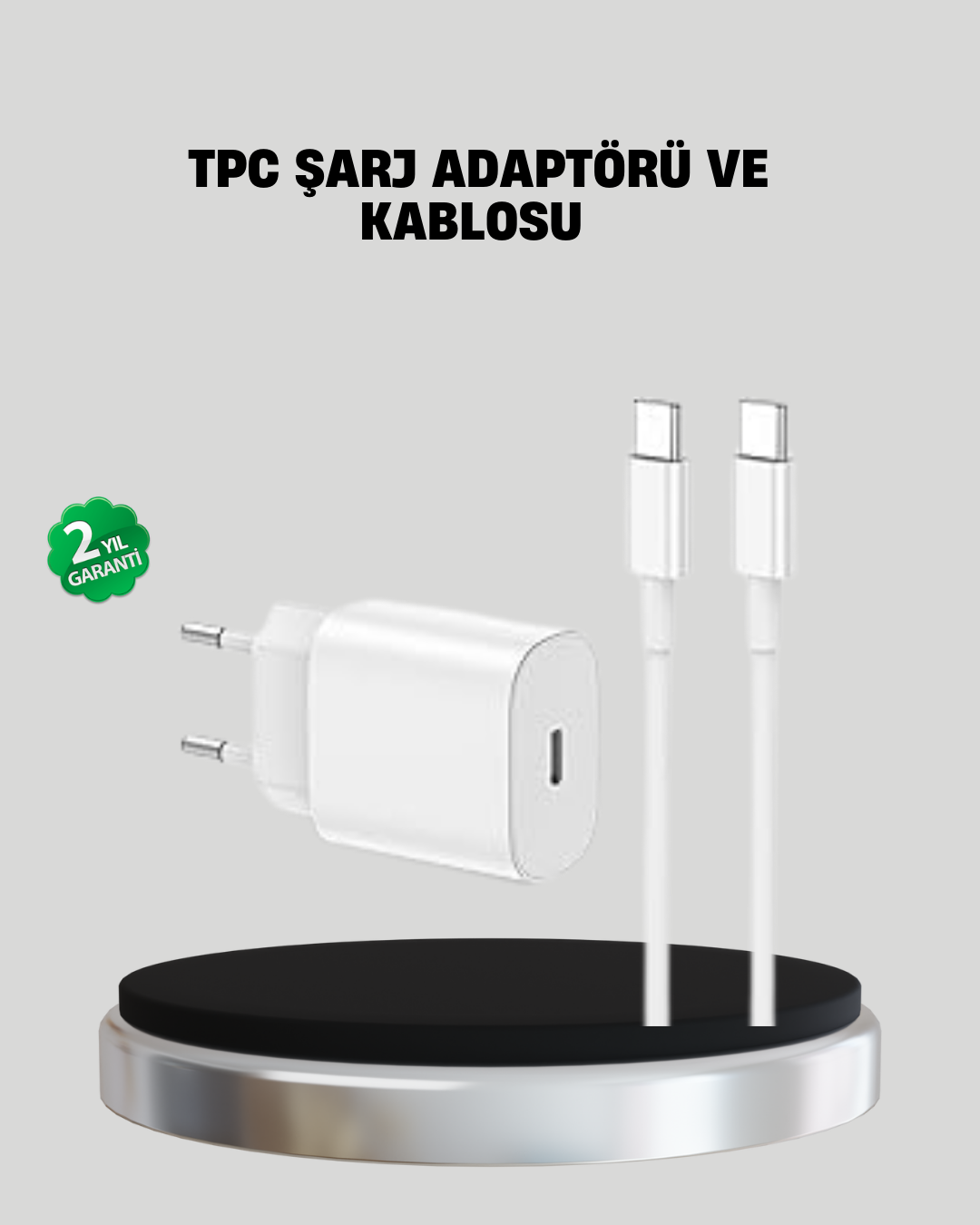 iOS Uyumlu 20W USB-C Hızlı Şarj Cihazı Telefon ve Tablet İçin