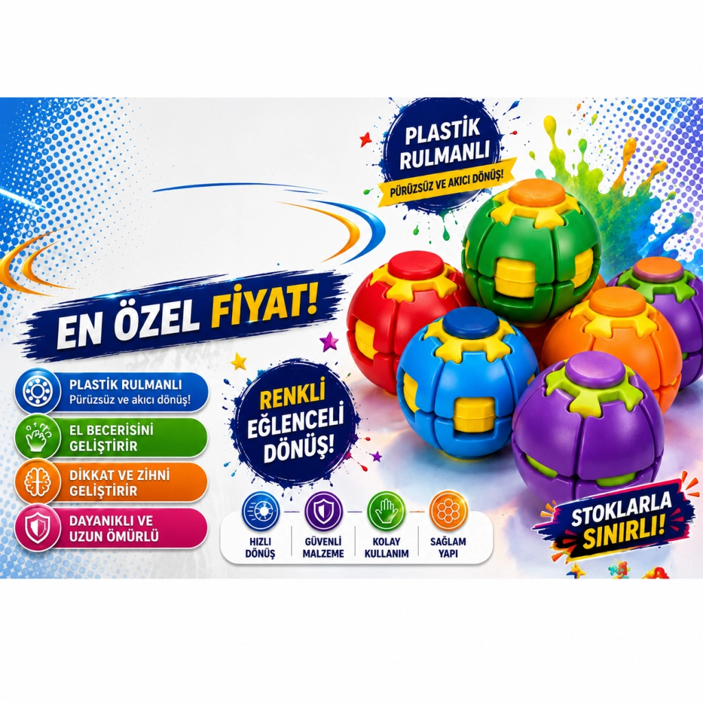 Kaliteli Spin Ball Rulmanlı Lastiksiz 30 Sn Dönüş 1 Adet