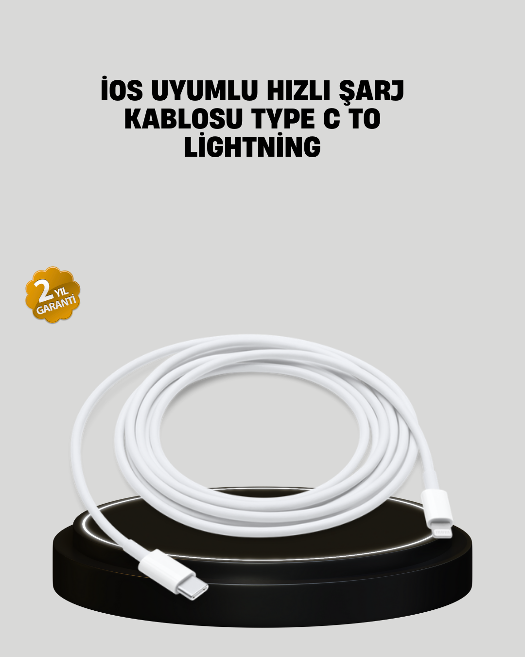 30W Hızlı Şarj Destekli 5.0A Type-C Kablo Veri Aktarım Özellikli