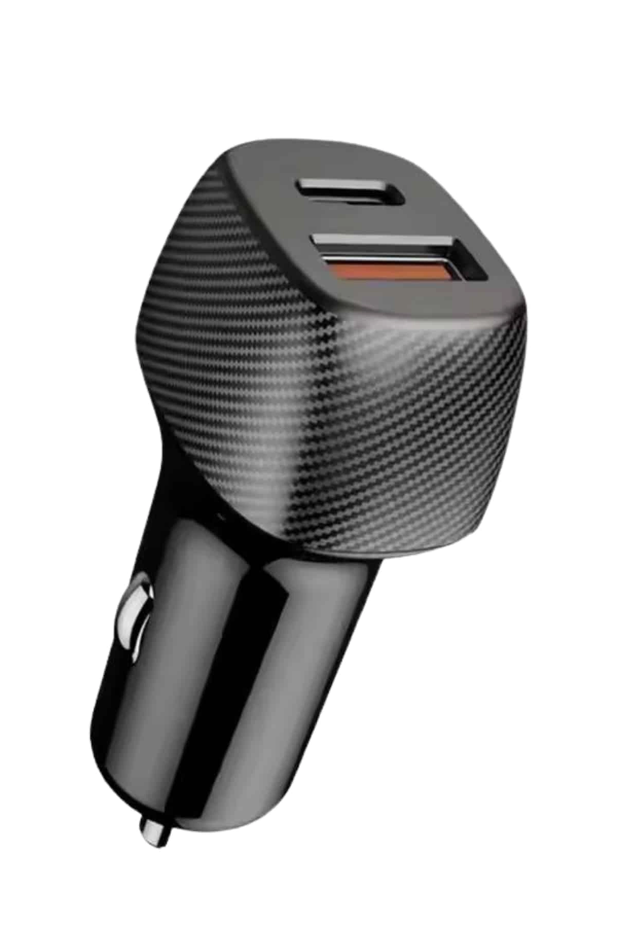 Hızlı Şarj Cihazı 38W Type-C ve USB Girişli Araç İçi