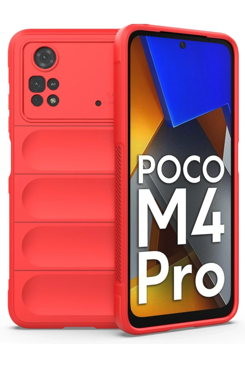 Xiaomi Poco M4 Pro 4G Uyumlu Kılıf Optimum Silikon - Kırmızı