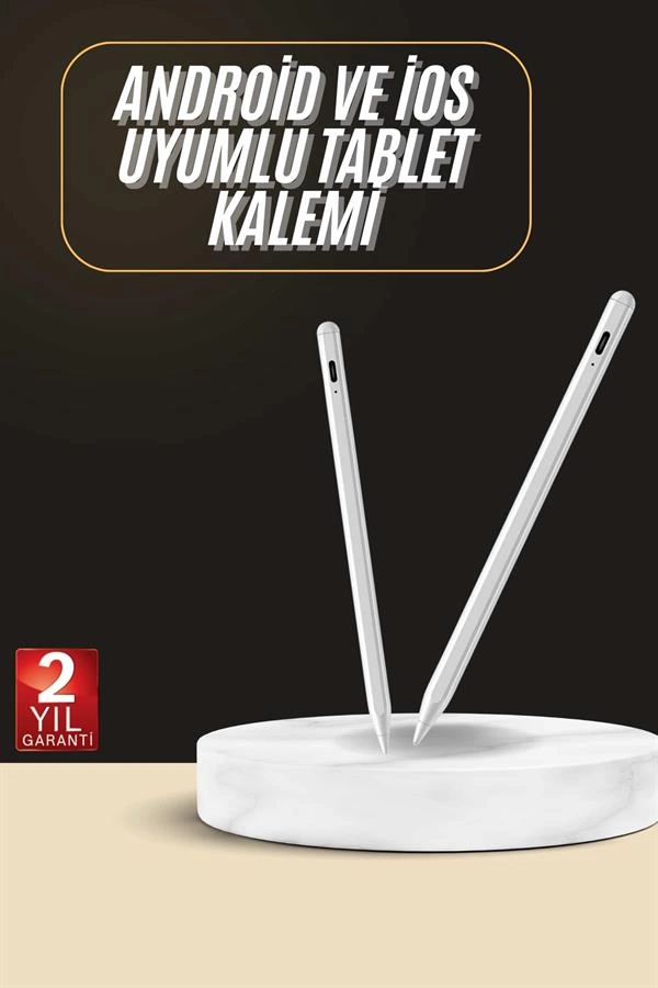 Ergonomik Stylus Kalem Android ve İOS Uyumlu 2.0 mm