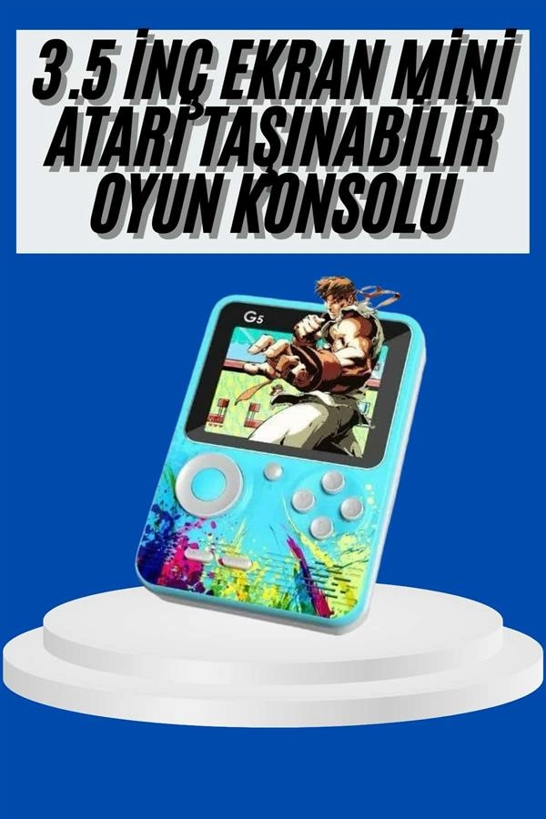 Retro Oyun Konsolu 500 Oyunlu Taşınabilir 4K HD Eğlence