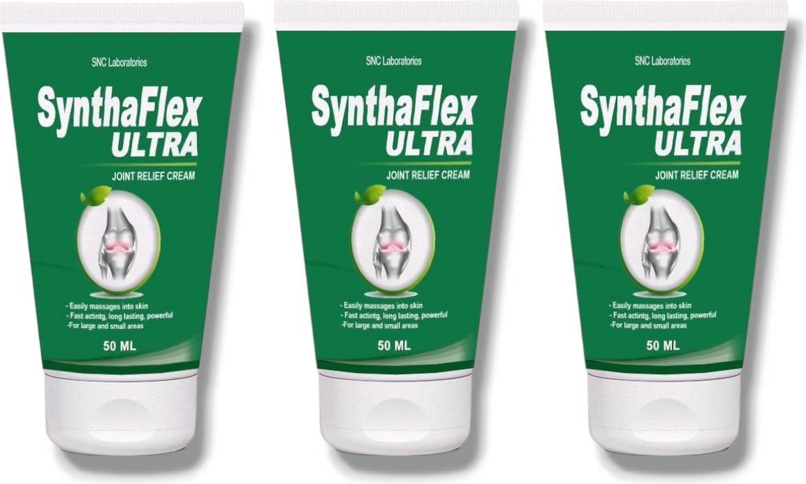 Synthaflex Ultra Vücut Ağrıları Için Masaj Bakım Kremi 50 ml x 3 Adet
