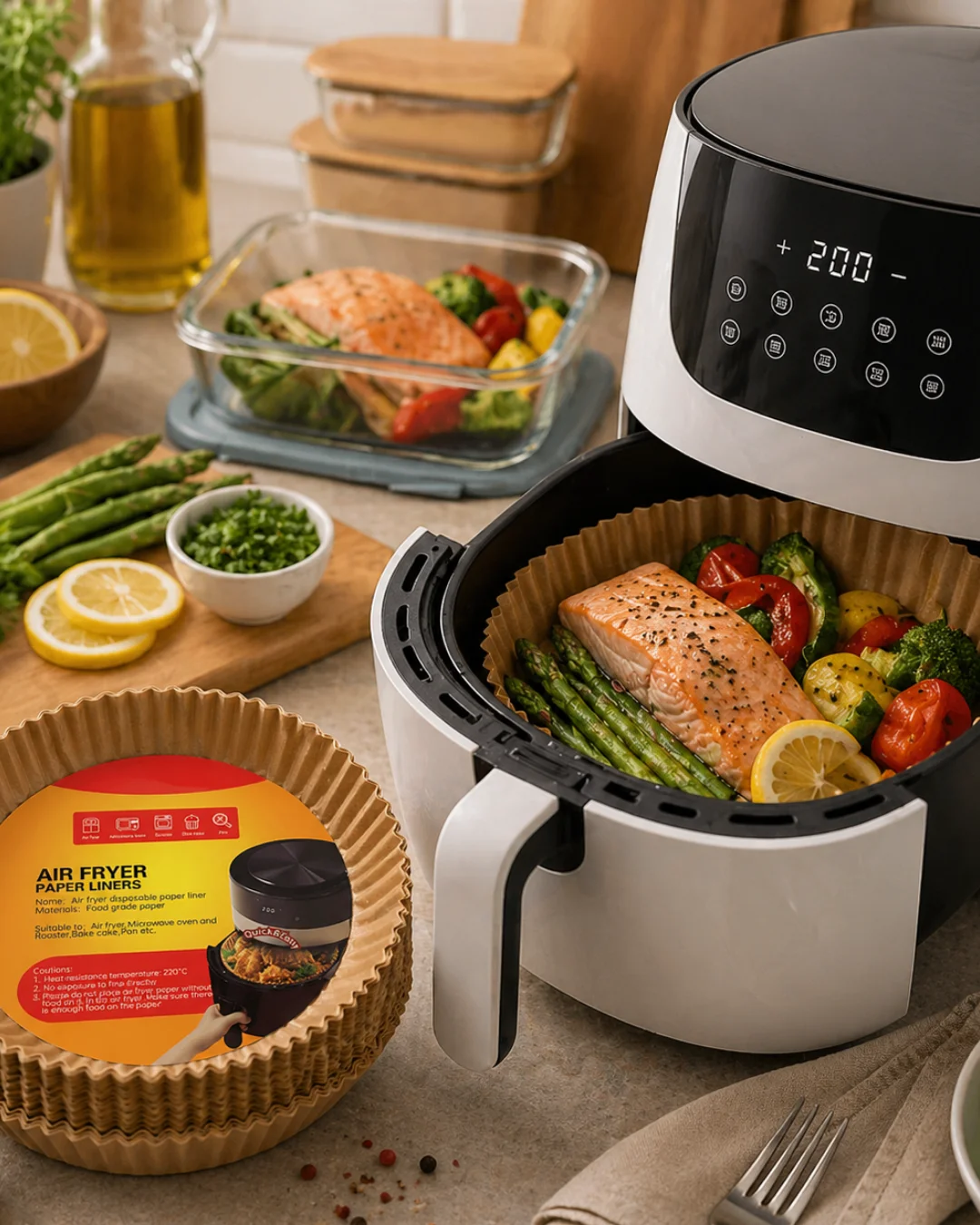 100'LÜ Airfryer Kağıdı