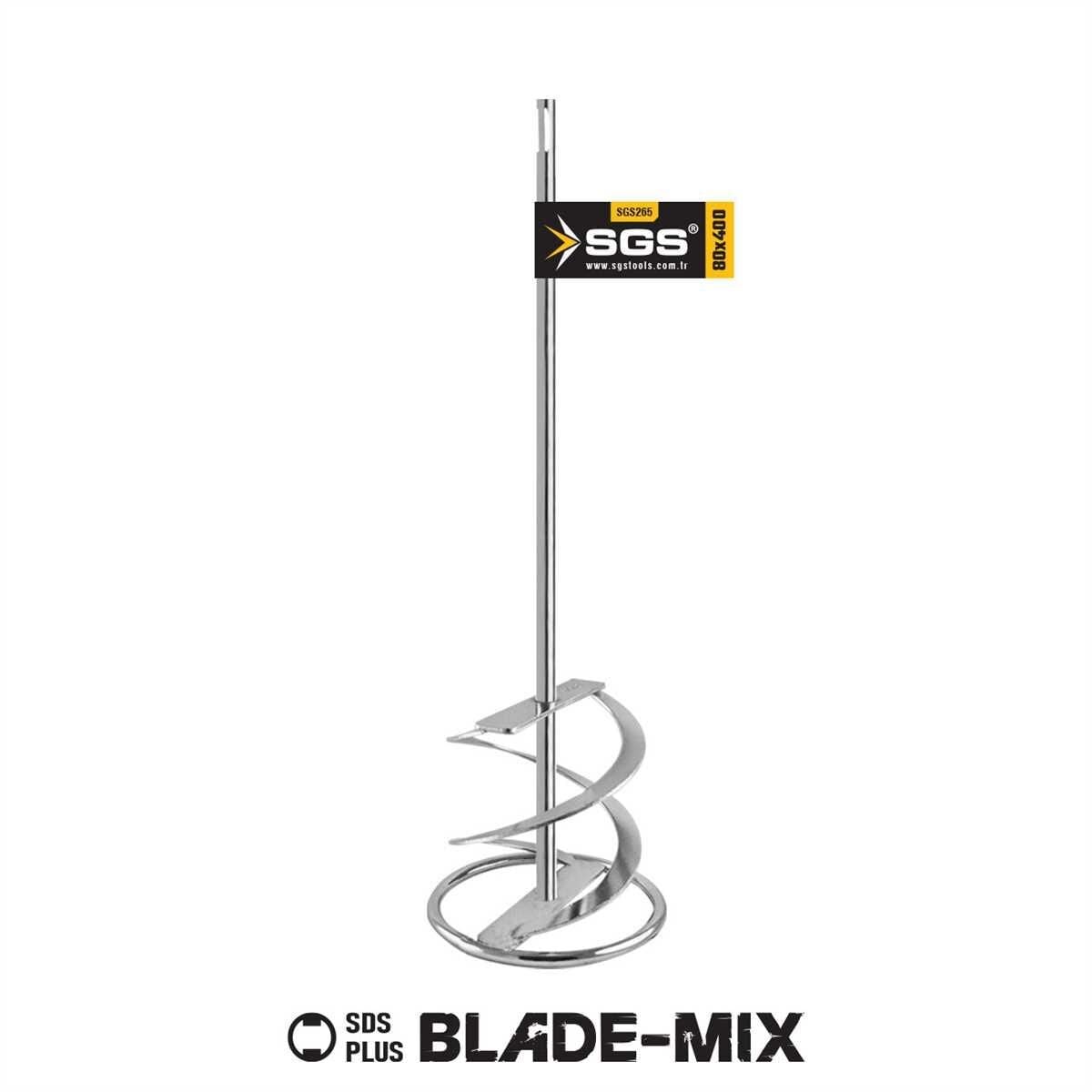 Sgs 265 Sds Plus Boya Karıştırıcı 80X400 mm