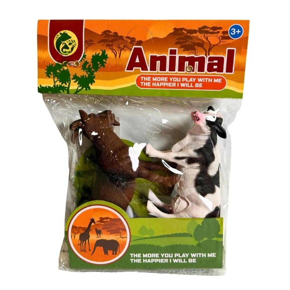 İkili Çiftlik Hayvanları 12'li PVC Paket