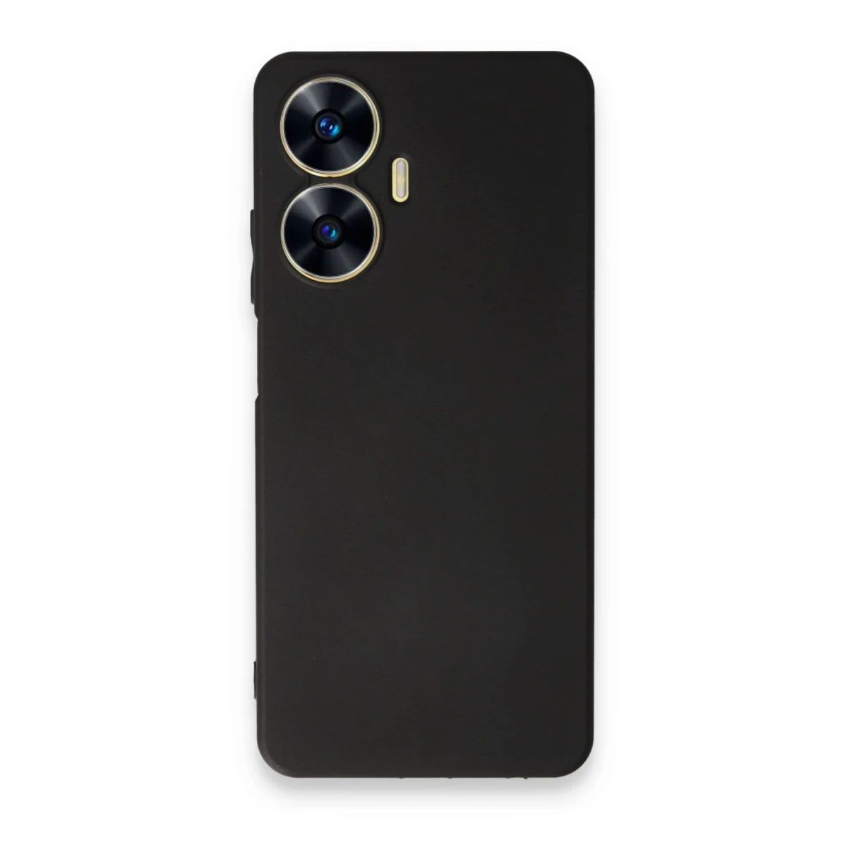 Realme C55 Kılıf First Silikon - Siyah