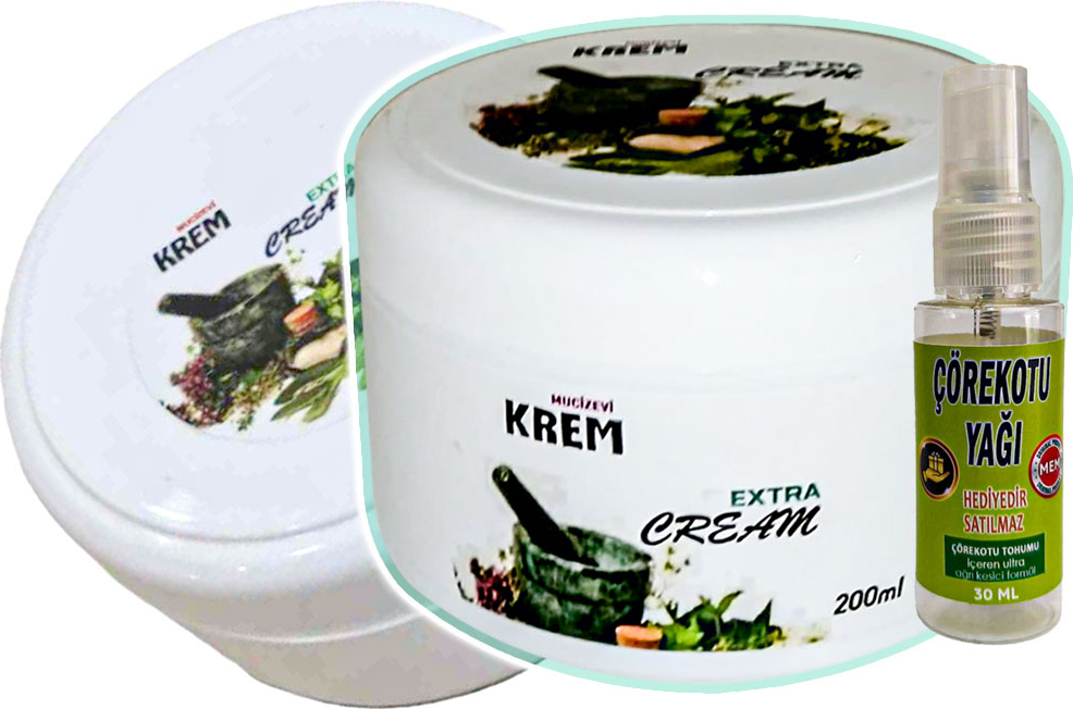 Mucizevi Krem 2 Adet 125 ml + Çörek Otu Yağı Yağı 30 ml