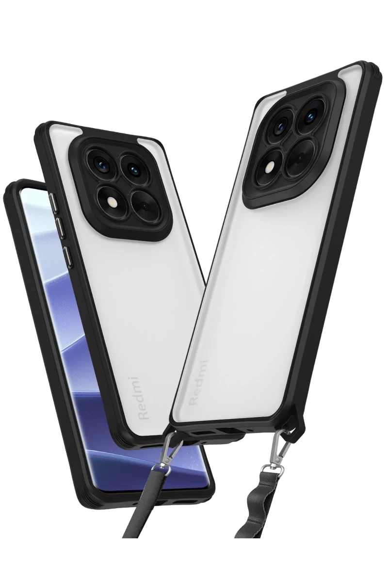 Xiaomi Redmi Note 14 Pro 4G Uyumlu Kılıf Penta Silikon Kılıf - Siyah