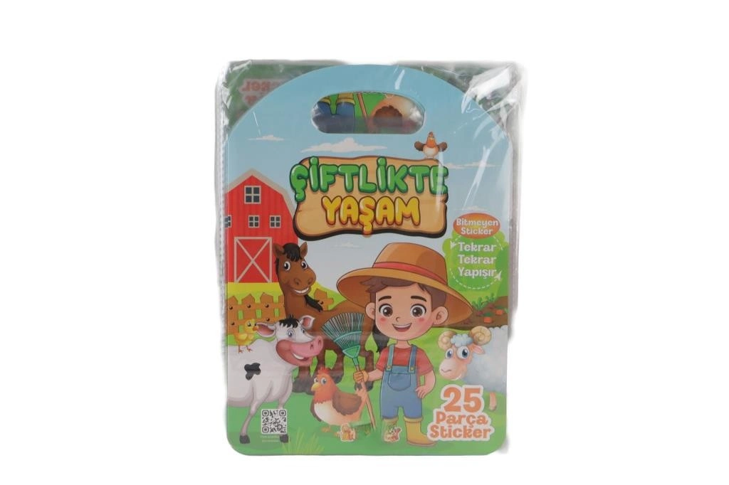 Çiftlik Temalı Bitmeyen Sticker 1 Adet