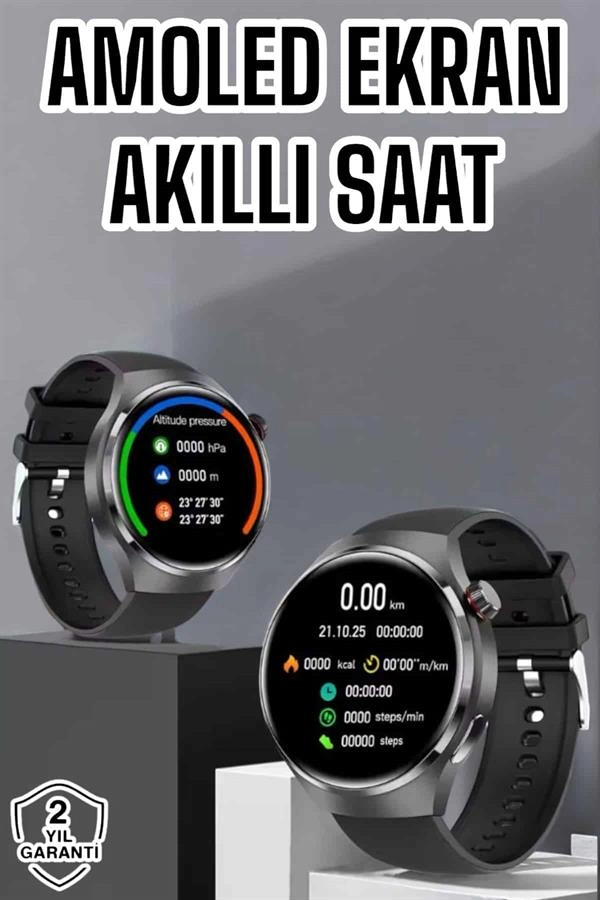 Yeni Nesil Akıllı Saat Bluetooth Bağlantılı 500 mAh Kapasiteli