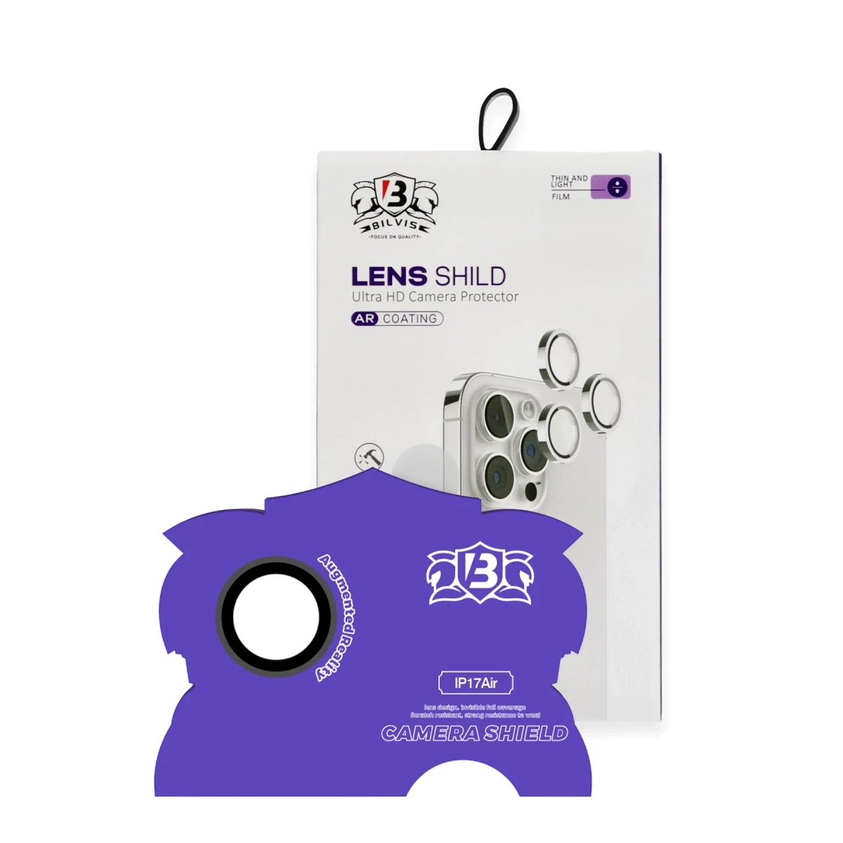 Apple iPhone 17 Air Bilvis Titan Kamera Lens - Siyah