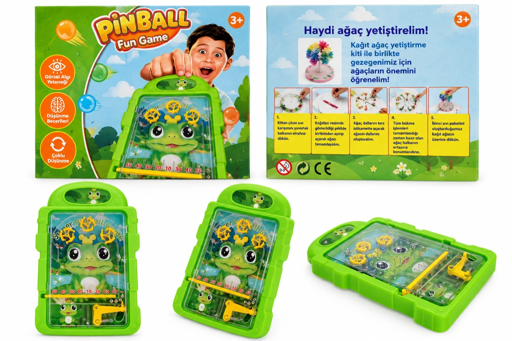 Eğlenceli Pinball Kutu Oyunu 1 Adet