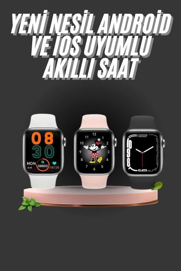 Akıllı Saat 1.83 İnç Android ve İOS Uyumlu Adımsayar