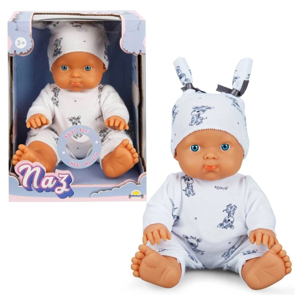 Sesli Naz Bebek 23 cm +3 Yaş için Eğlenceli Oyun Arkadaşı