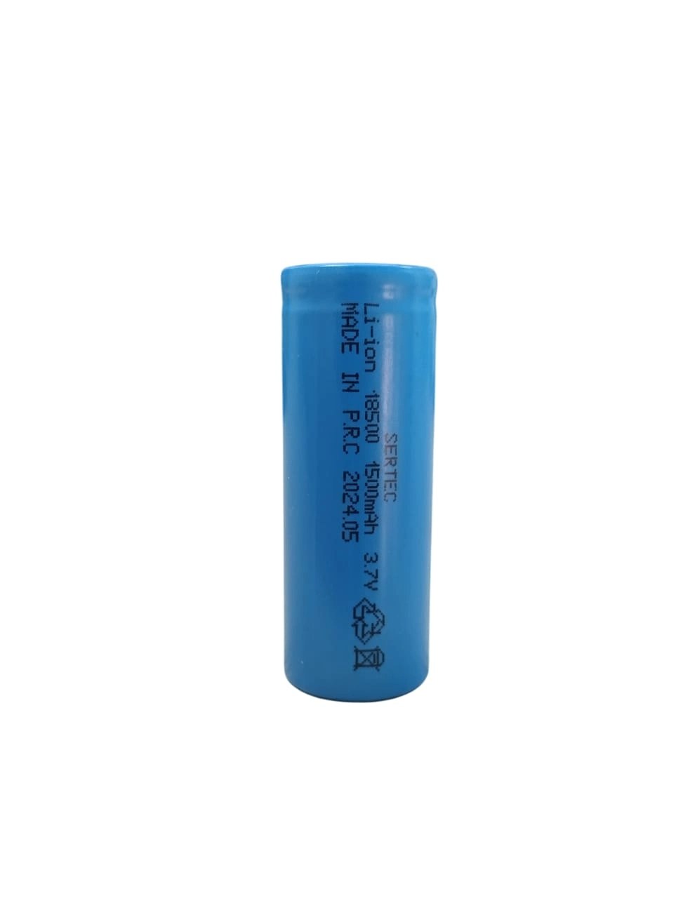 Yüksek Kapasiteli 3.7V Li-ion 18500 Şarjlı Pil 1500 mAh
