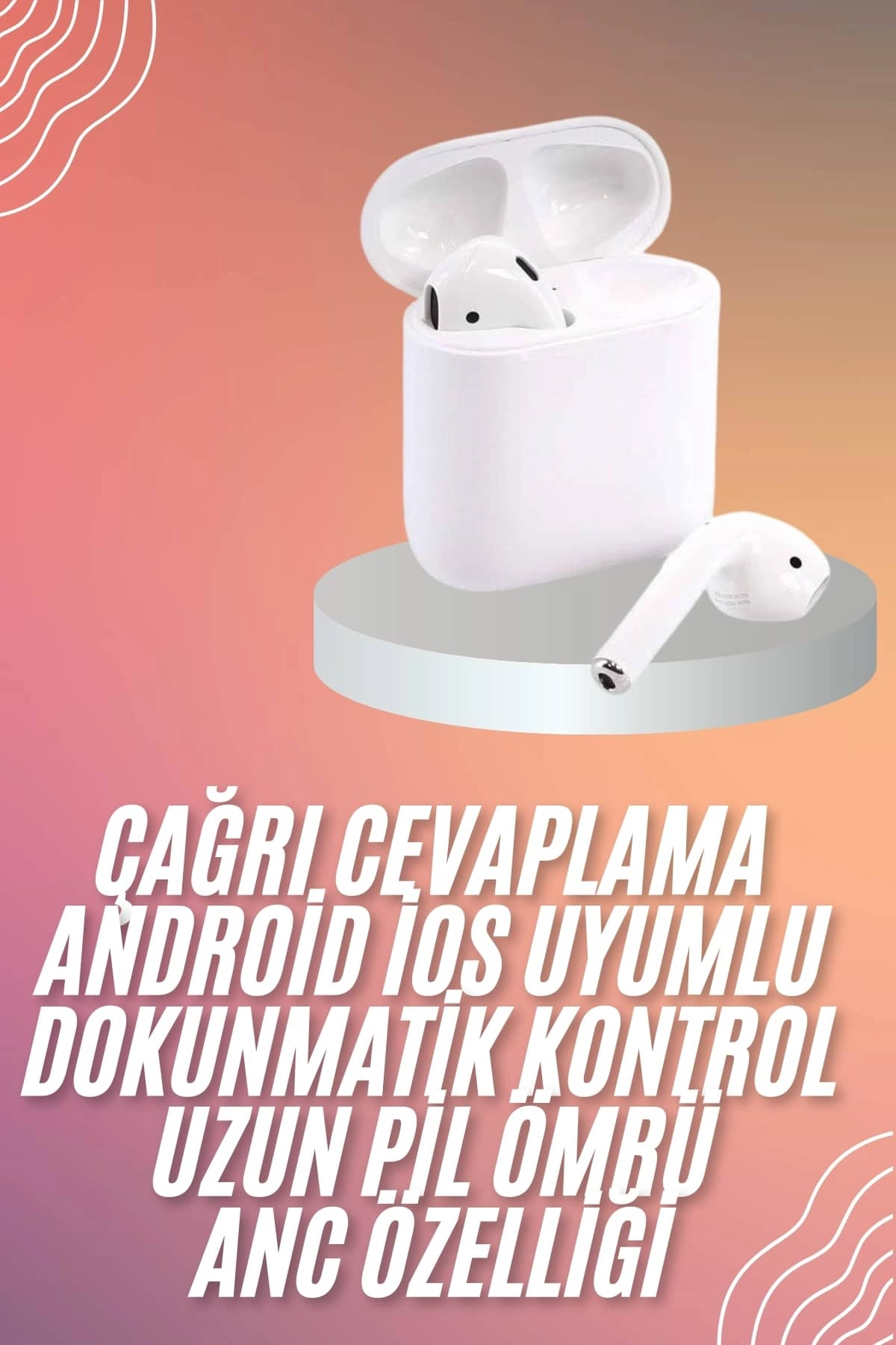 Kablosuz Bluetooth Kulaklık Uzun Pil Ömrü 5 Saat Müzik Süresi