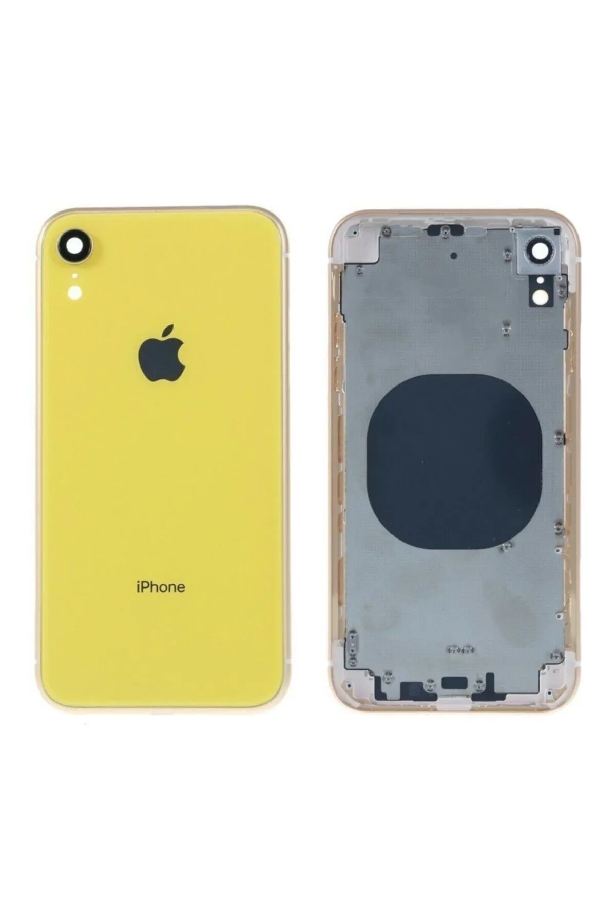 Iphone Xr Uyumlu A Kalite Boş Kasa Kapak Sarı