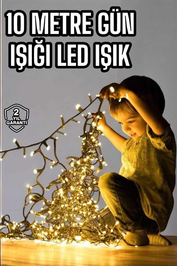 Gün Işığı LED Işık 10 Metre Parti Süsleme Malzemesi