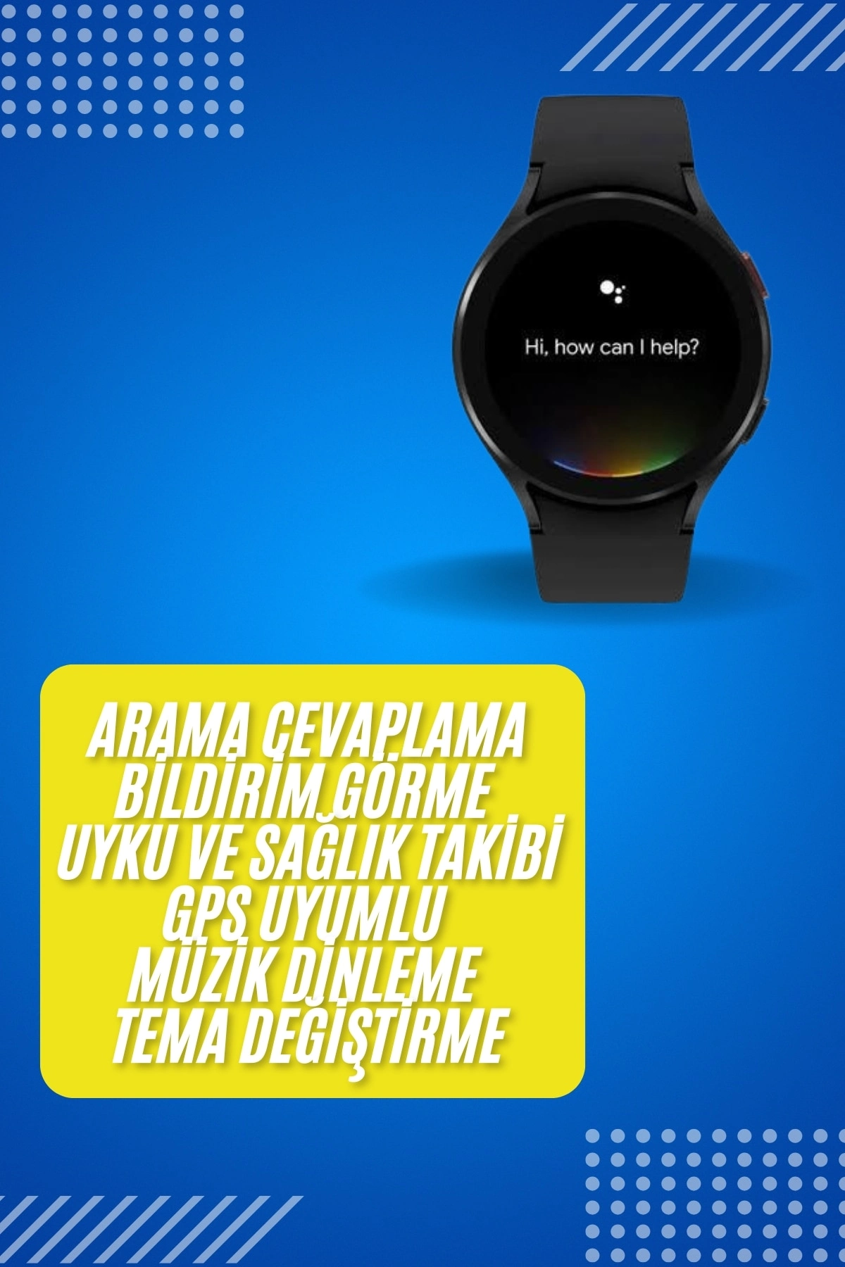 Fonksiyonel Akıllı Saat Kordonu Uzun Pil Ömrü ile