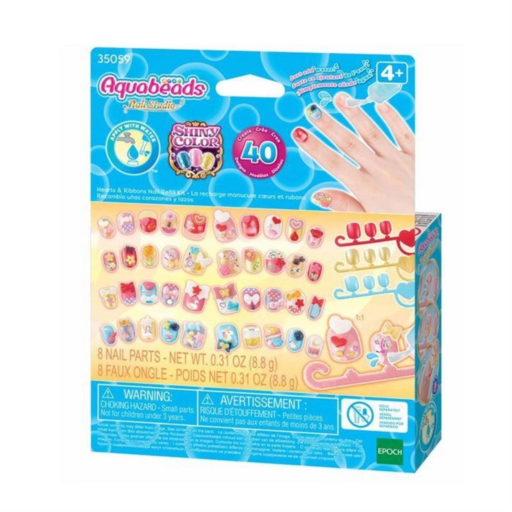 Yedek Kalp ve Kurdele Seti 2 Adet Aqua Beads