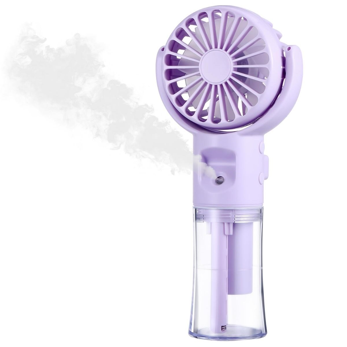 4 Kademeli Spreyli Şarjlı El Fanı – Boyuna Asılabilir USB Şarjlı Taşınabilir Mini Fan F4