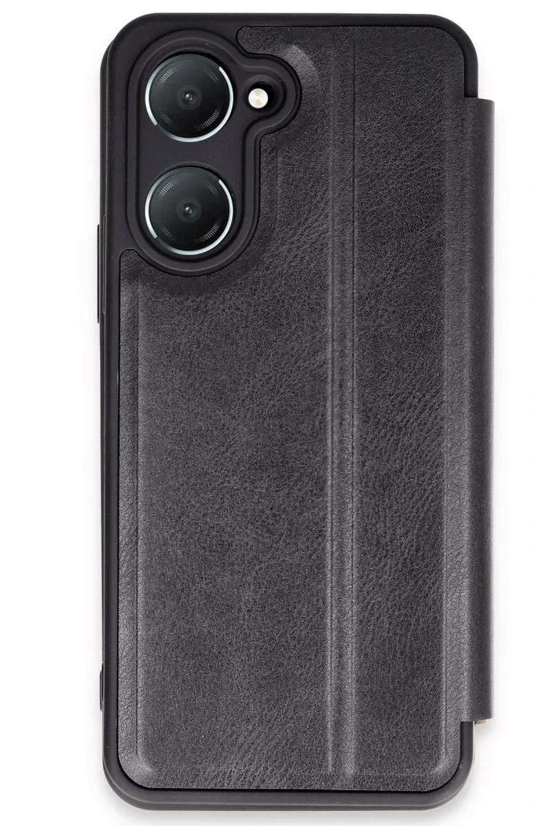Vivo Y18 Uyumlu Kılıf Flip Cover - Siyah