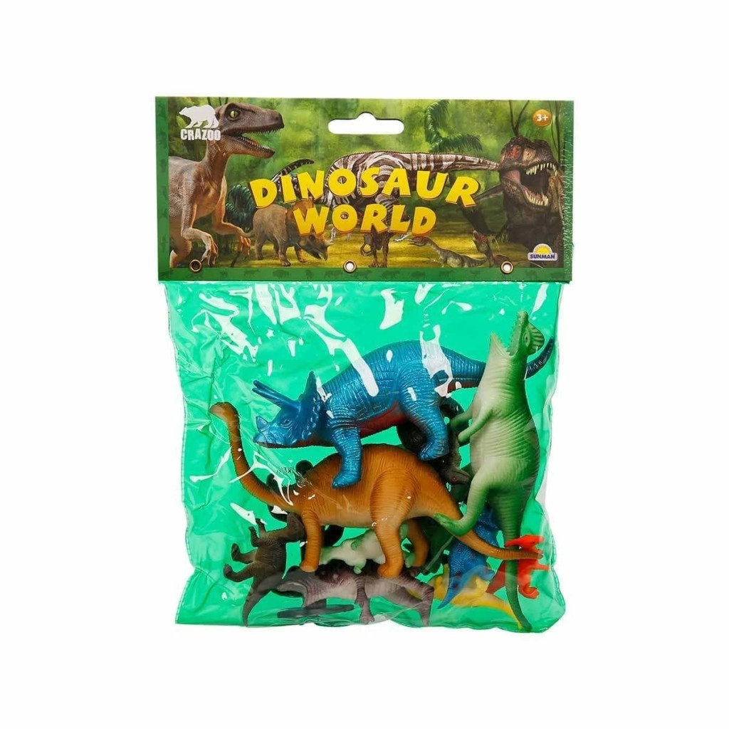 Dinozor Temalı Orta Boy Hayvan Oyun Seti 1 Adet