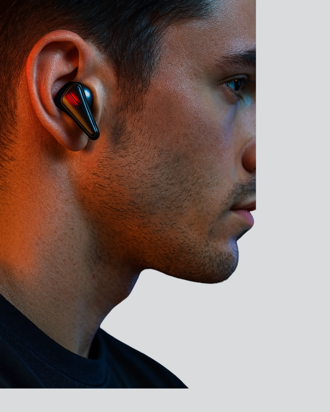 Ergonomik Bluetooth Kulaklık Uzun Pil Ömrü IPX4 Su Geçirmez