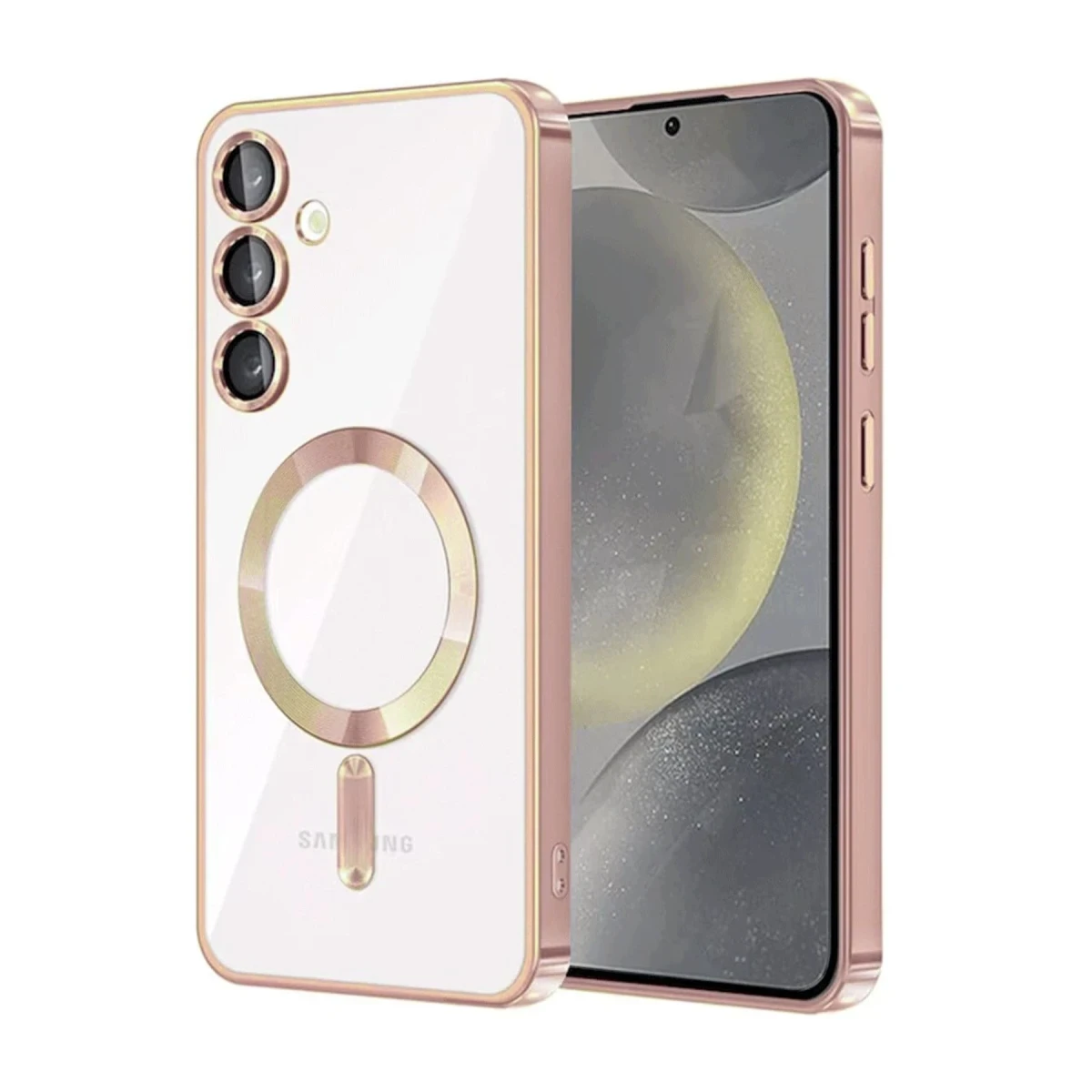 Samsung Galaxy A15 4G Kross Magneticsafe Kapak - Rose