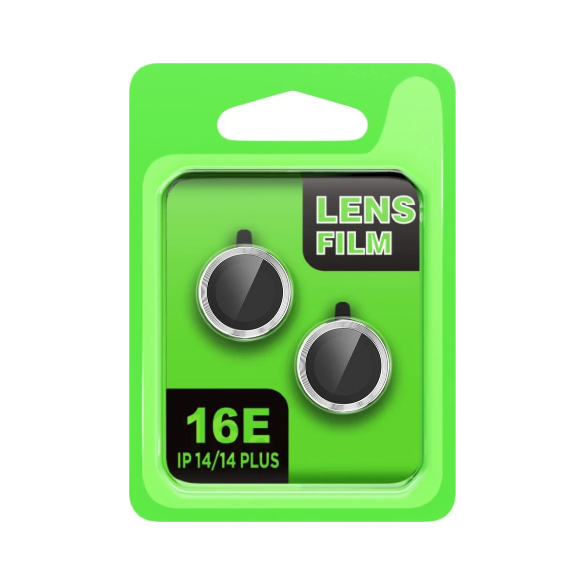 Apple iPhone 16E Raze Metal Kamera Lens - Gümüş