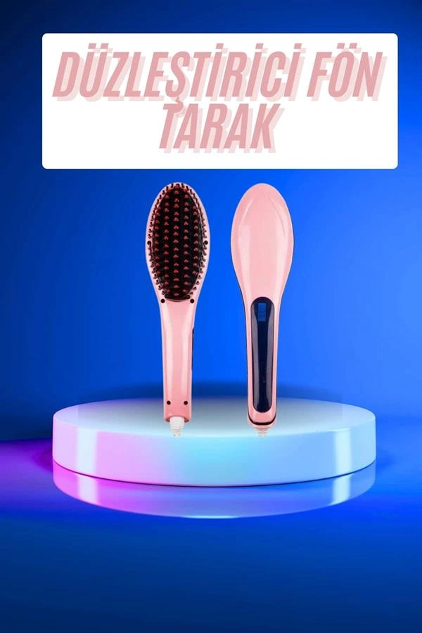 Dijital Göstergeli Saç Düzleştirici Tarak Seramik Kaplama