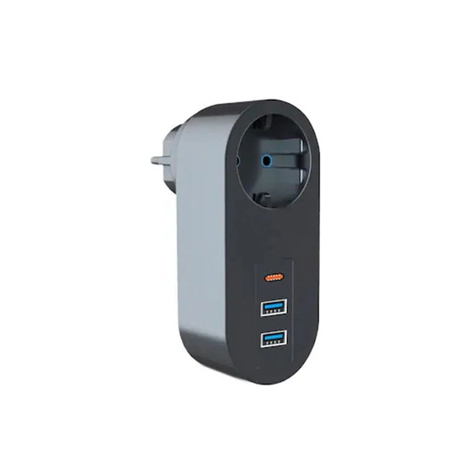 Akım Korumalı USB Girişli Priz 2 Adet 250V Çocuk Koruması
