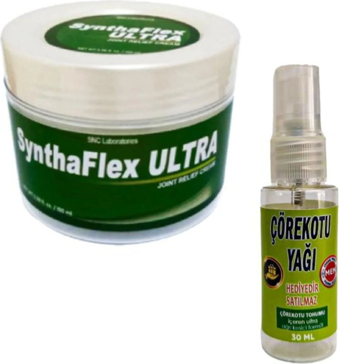 Süper Syntha-Flex Masaj Bakım Kremi 100 ml x 1 Ad Masaj Yağı ile 30 ml