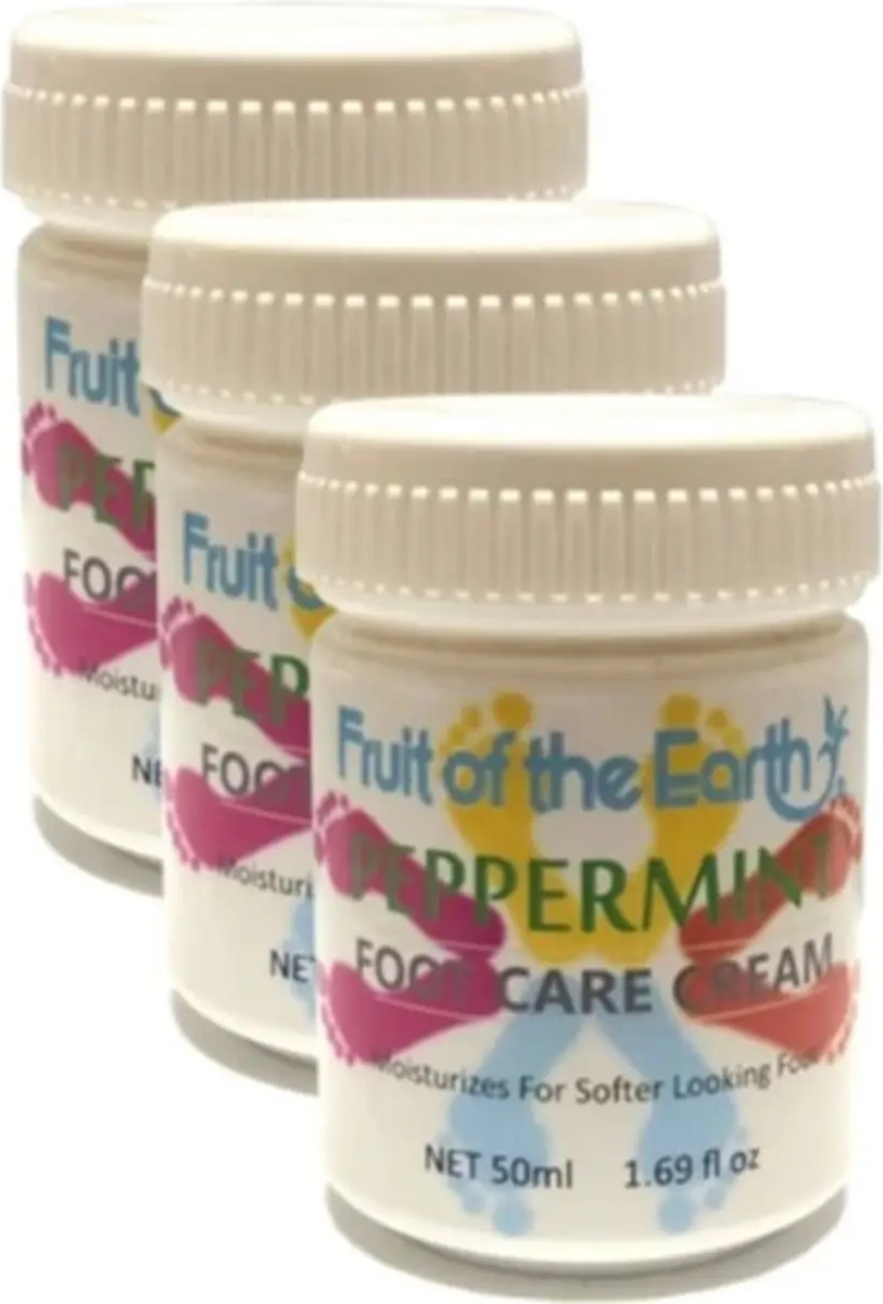Süper Fruit Of The Earth Ayak Bakım Kremi Nane Ferahlığı ve Kokusu 3 Adet 50 ml