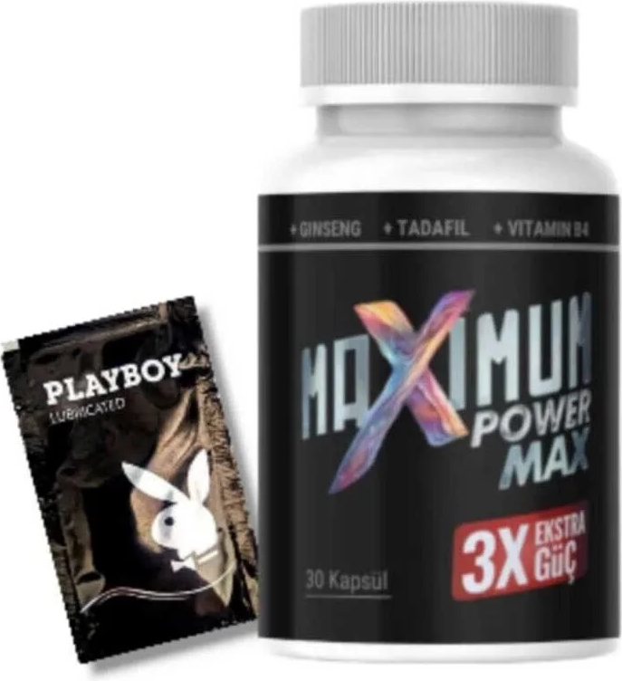 Maximum Power Max Erkeklere Çok Özel 30 Lu Yanında Muzice Jel Hediye